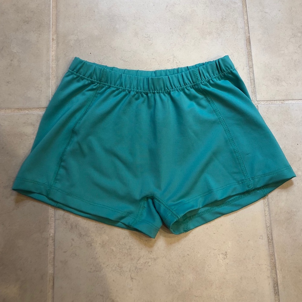 Teal spandex